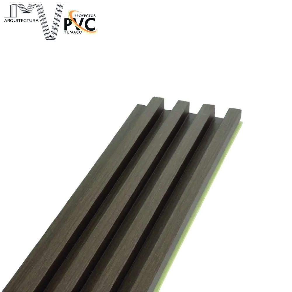 Panel WPC lamas gris oscuro