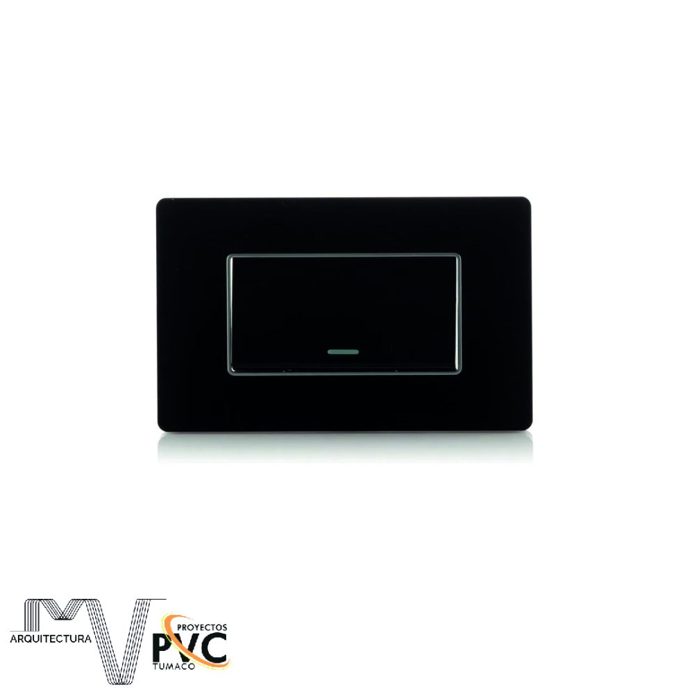 Interruptor sencillo 3 vias Black Mirror